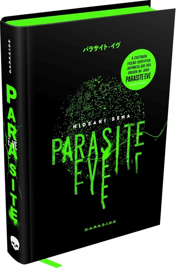 Capa do livro Parasite Eve, um de os 3 Melhores Livros de Terror da darkside